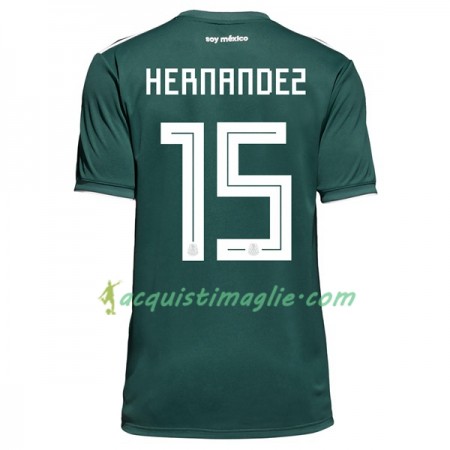 Divisa di Calcio Messico Hernandez 15 Prima Mondiali 2018